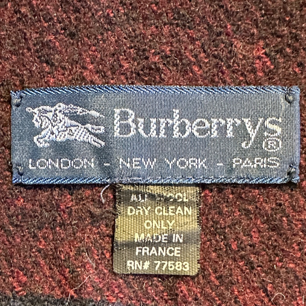 Burberry Multicolor Wool Scarf